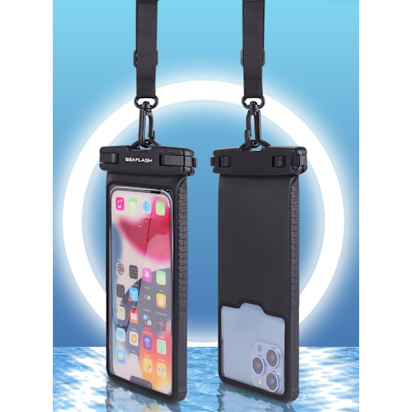 Vattentät telefonväska utomhus Transparent