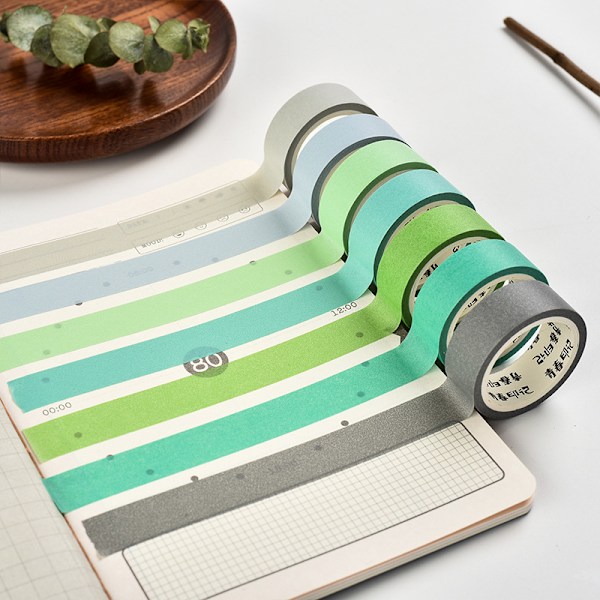 28 Farverigt Washi Tape Sæt til Journaling og Håndværk