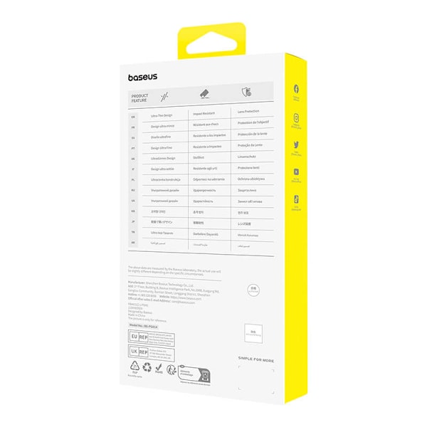 Magnetisk telefoncover til iPhone 15 Plus Baseus CyberLoop Series (sort)
