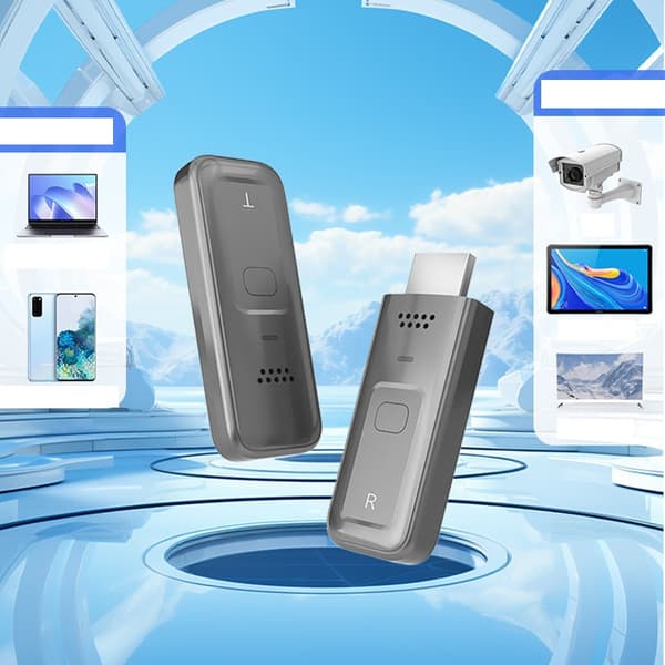 Trådløst HDMI Video Transmitter og Receiver Kit, 1080P Plug & Play Grey Grey