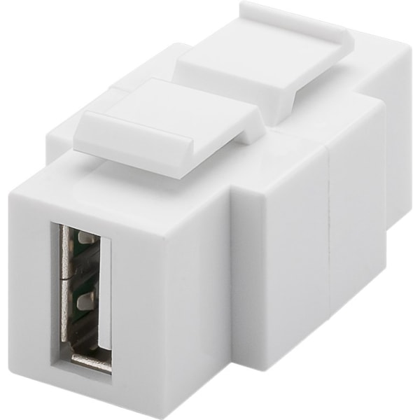 Keystone-modul, USB, kan monteras i båda ändar