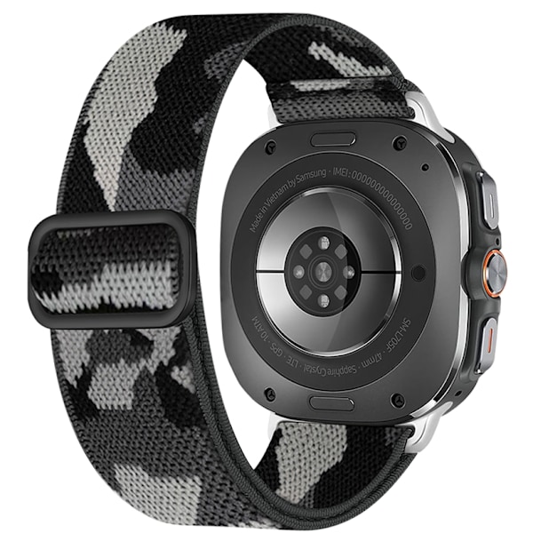 Samsung Watch 7 Ultra Elastisk nylonrem Kamouflage