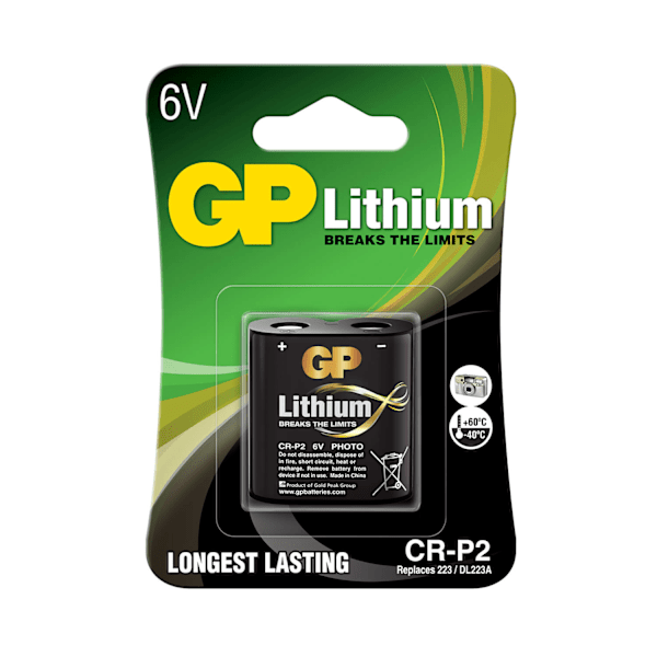 Batteri Litium CR-P2 1-Pack