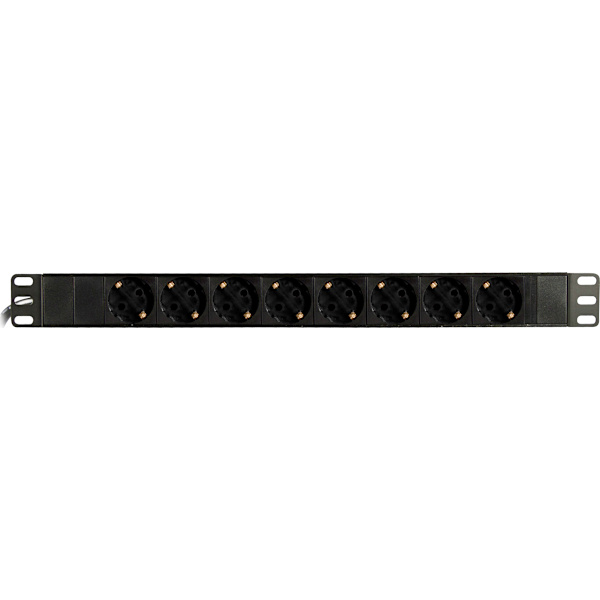 Powerstrip w/ 8xCEE 7/3 socket 1xCEE 7/7 19 "1U 2m cable