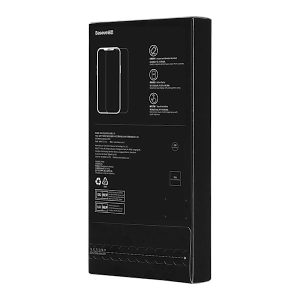 Karkaistu lasi Baseus Corning iPhone 14 Prolle sisäänrakennetulla pölysuodattimella