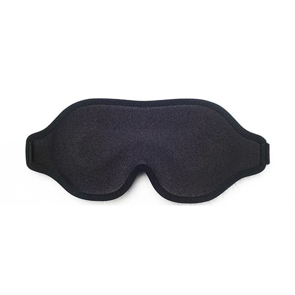Silkkimaski – 3D-muotoiltu unimaski valon estoon Black Black