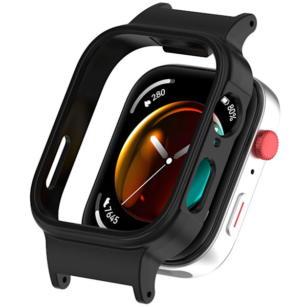 Suojakotelo Huawei Watch Fit 3:lle (20 mm) Musta