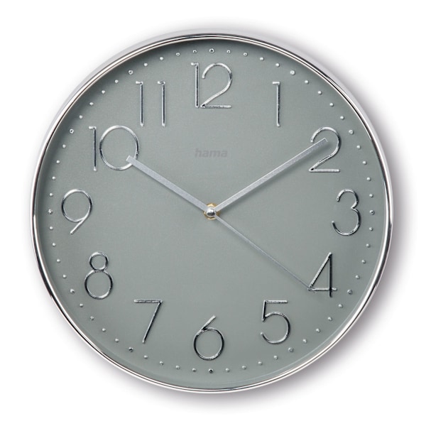 Väggklocka Corsica Silver 30cm