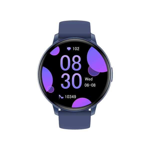 C66 Multifunktionell Smartwatch med Bluetooth-samtal & Hälsoövervakning, kompatibelt med Android och iOS Blue Blue
