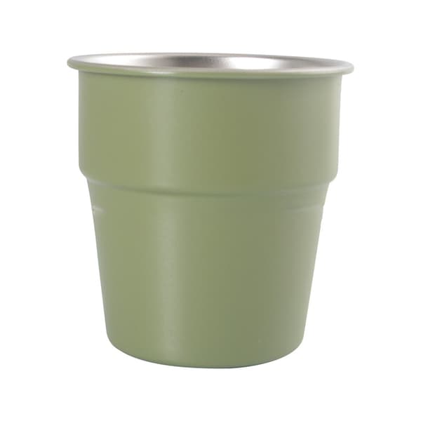 Campingölmugg 300ml Enkellager Rostfritt Stål Green Green