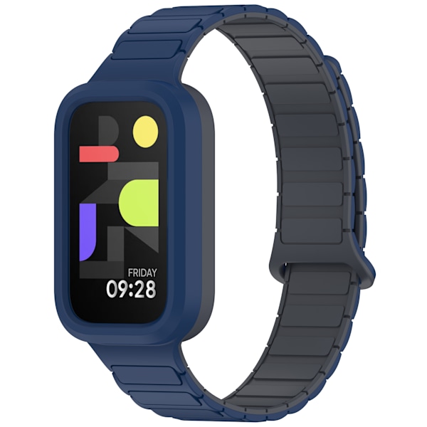 Magnetiskt armband för Xiaomi Band 9 Active/Redmi Band 3 Blå