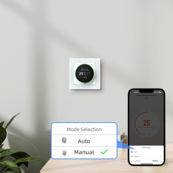 Smart WiFi Termostat WT20R-3A til Vandbaseret Gulvvarme