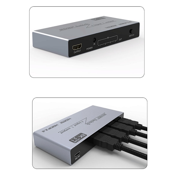 YZ-SW402-V0 8K 4x1 HDMI-kytkin