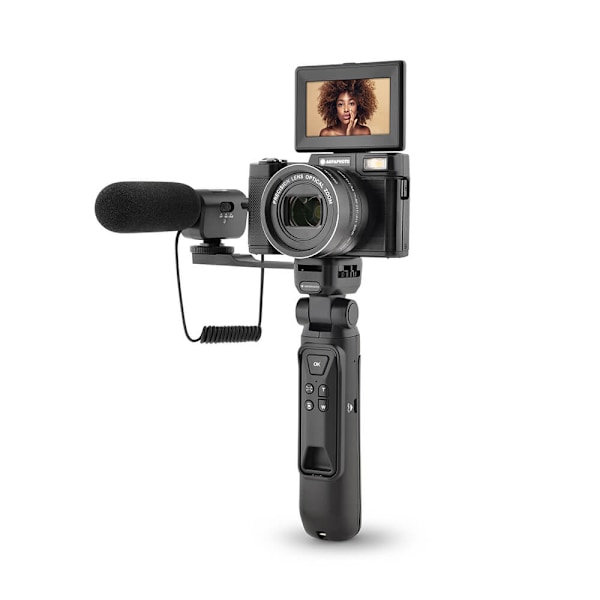 Vloggkamera Realishot 5x Optisk Zoom