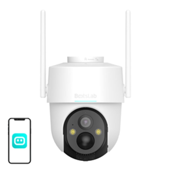 360° Utomhus WiFi Kamera Botslab PT W313 3MP med solpanel
