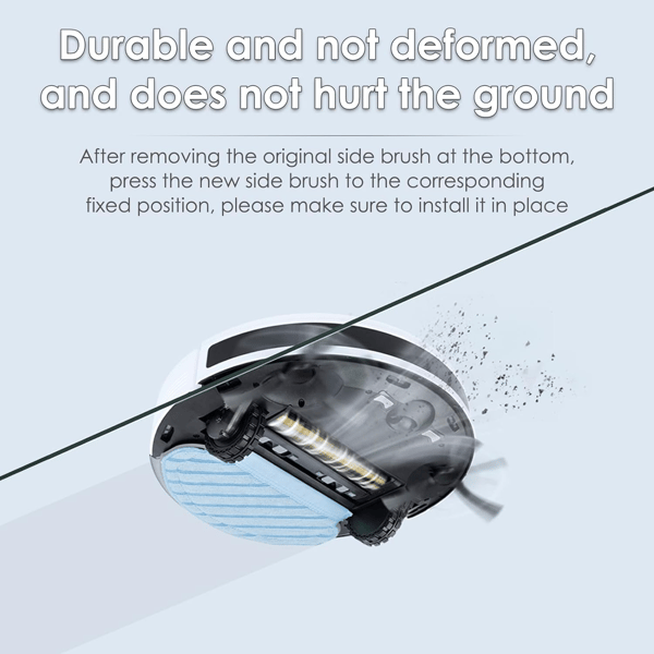 Sivuharja Ecovacs Deebot OZMO 920, 950, T5, T8 AIVI Max Black Black