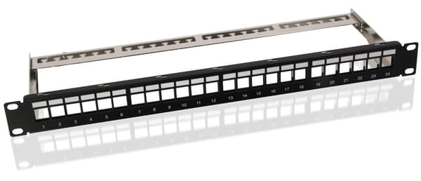 19-tums (48,3 cm) Keystone-kopplingspanel (1 HE)