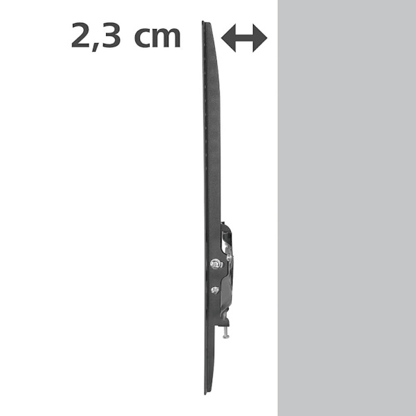 Väggfäste Fast VESA upp till 400x400 65" Svart