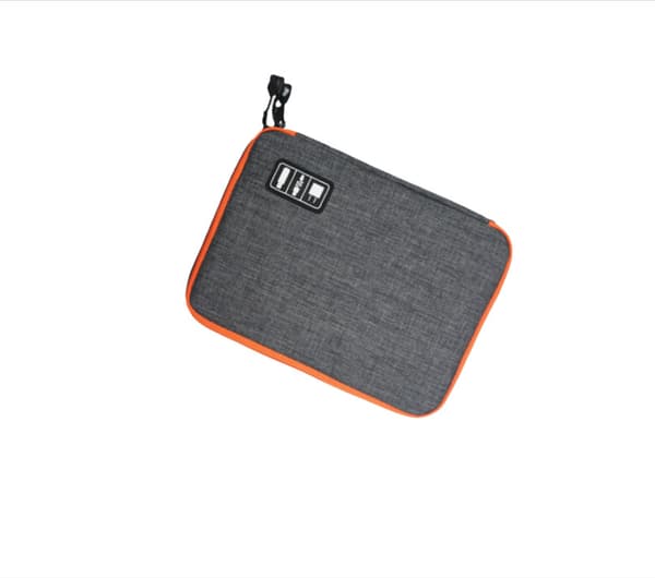 Kompakt Tech Organizer - Liten väska för elektroniktillbehör Grey Grey