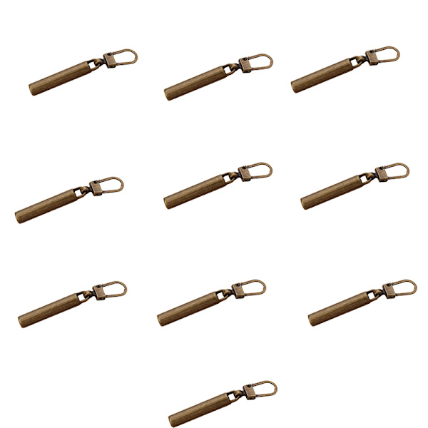 Dragkedja (10-pack) Svart