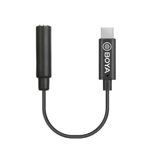 Mikrofondapter USB-C - 3.5mm BY-K4 Hane - Hona TRS