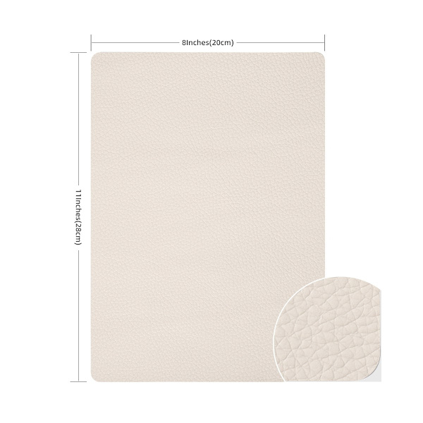 Självhäftande Reparationslappar för Tyg - 20x28 cm Beige