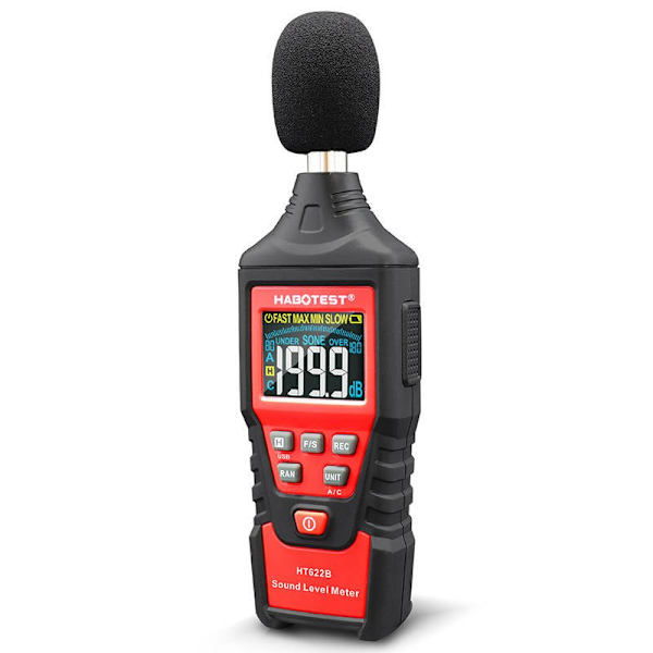 Digital decibelmätare Habotest HT622B USB A/C