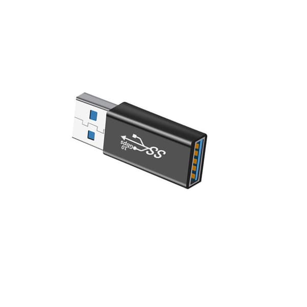 USB-naaras - USB-uros 3.1 suora adapteri (2 kpl)