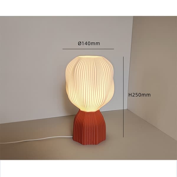 USB Dæmpbar 3D Base Bordlampe - Moderne Sengelampe Natlys