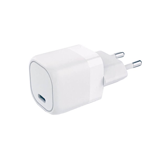 Laddare 220V 1xUSB-C PD/PPS 25W Vit