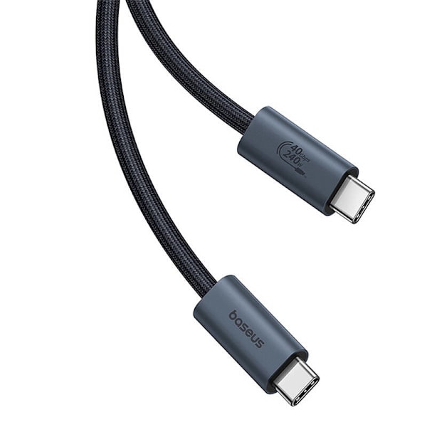 Hurtig opladning USB-C Baseus Flash 240W 1m (sort)