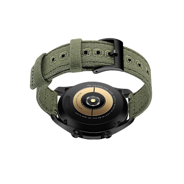24 mm Canvas Armband för Suunto 9 Grön