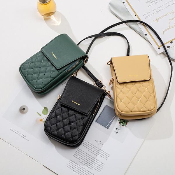 Crossbody Telefonväska, Axelväska, Handväska Svart