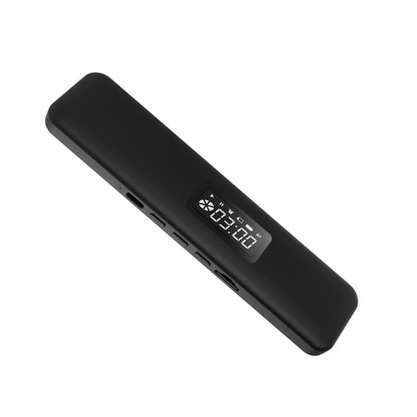 Trådløs 5.4 Bluetooth Bone Conduction Musikboks Søvn Højttaler med Timer og Hvid Støj Black Black