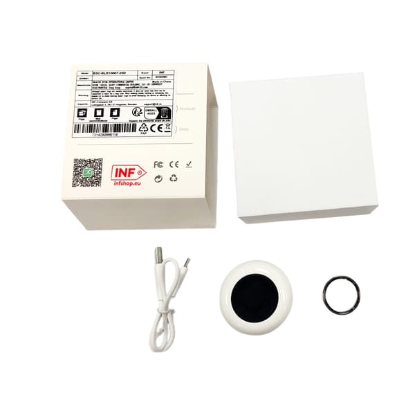 Smart Ring R1000 – Sömnmonitor, Bluetooth 5.0, Blodsyremätare Silver 13 Silver 13