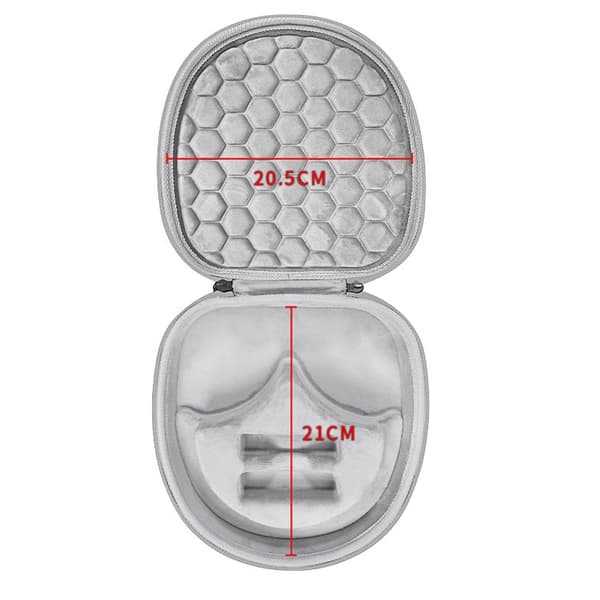 Litet förvaringsfodral för hörlurar (2-pack) med krok Grey Grey