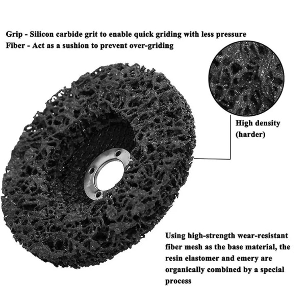 Afisolerskiver, afisoleringshjul, rustfjernerhjul - fjern maling 100x16 mm