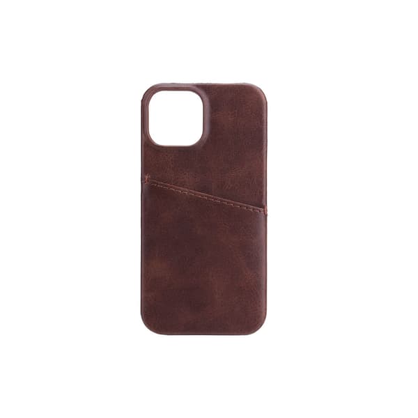 Mobilcover med Kortrum iPhone 13 Mini Brun
