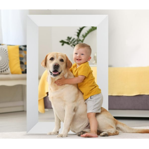 Digital fotoramme med Smart Album Hvid