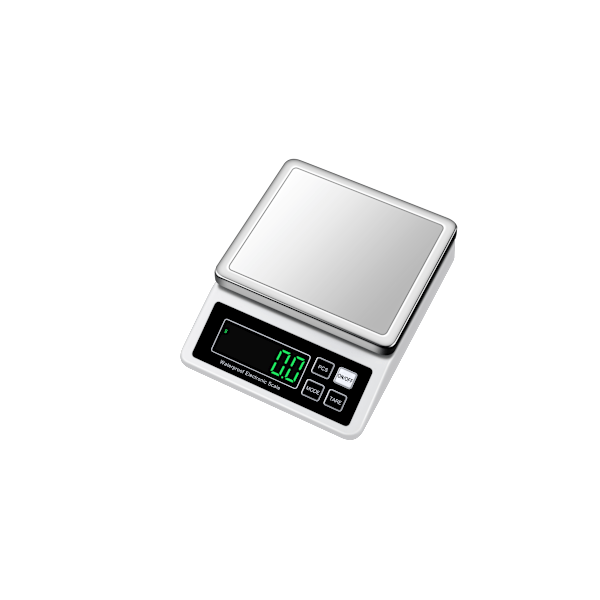 Elektroninen ladattava vaaka 15kg/0,1g