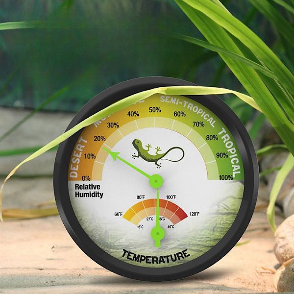 Reptil Terrarium Hygrometer Termometer 2-pack 2-pack
