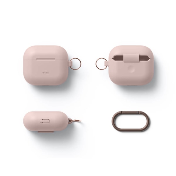 ELAGO AirPods 3 Silikonfodral Sandrosa