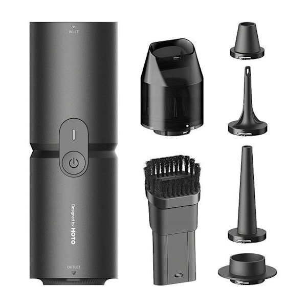 Mini handhållen vakuum- och luftpump HOTO QWCXJ001, 1900 mAh