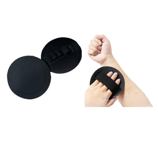 Exfolierande badduk, rund kroppsskrubb för dusch (2-pack)