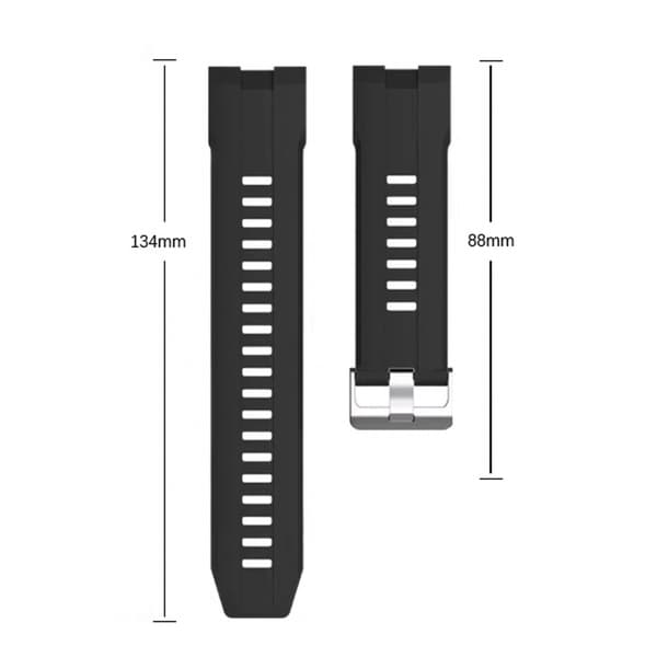Kellon ranneke silikoni Black Huawei Watch GT Cyber Black