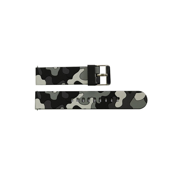 Harmaa naamiointiteippi rannekelloon - 22 mm