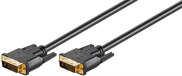 DVI-I Full HD -kaapeli Dual Link, kullattu