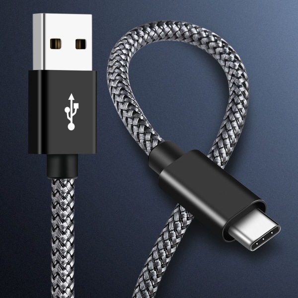 USB A til Type C 2.0 18W datakabel M