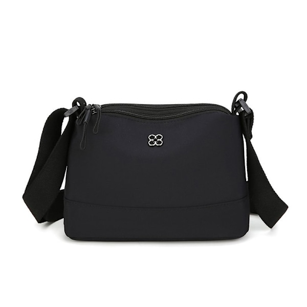Sort Oxford Cloth Crossbody-taske til hverdagsbrug Sort