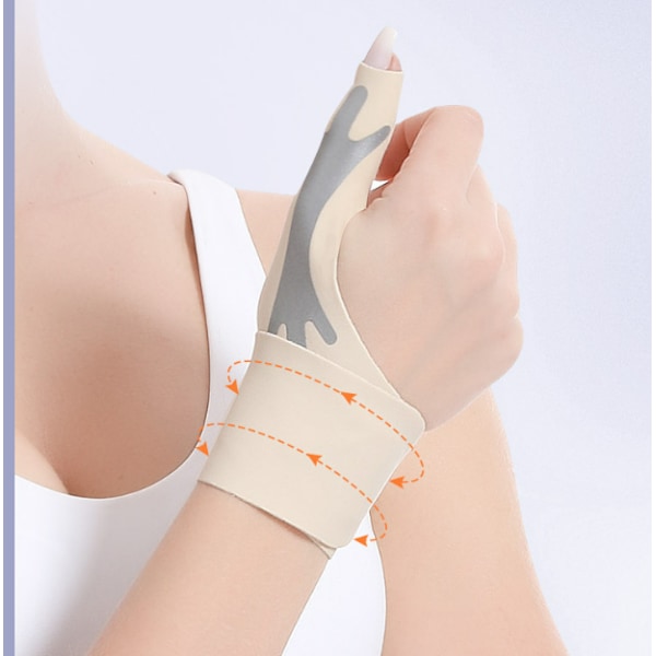 Handledsstöd för Vänster Hand Beige Beige